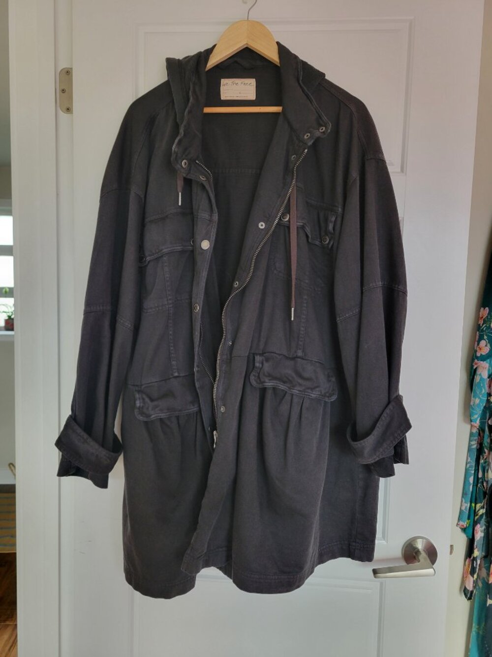Free People utility jacket oversized